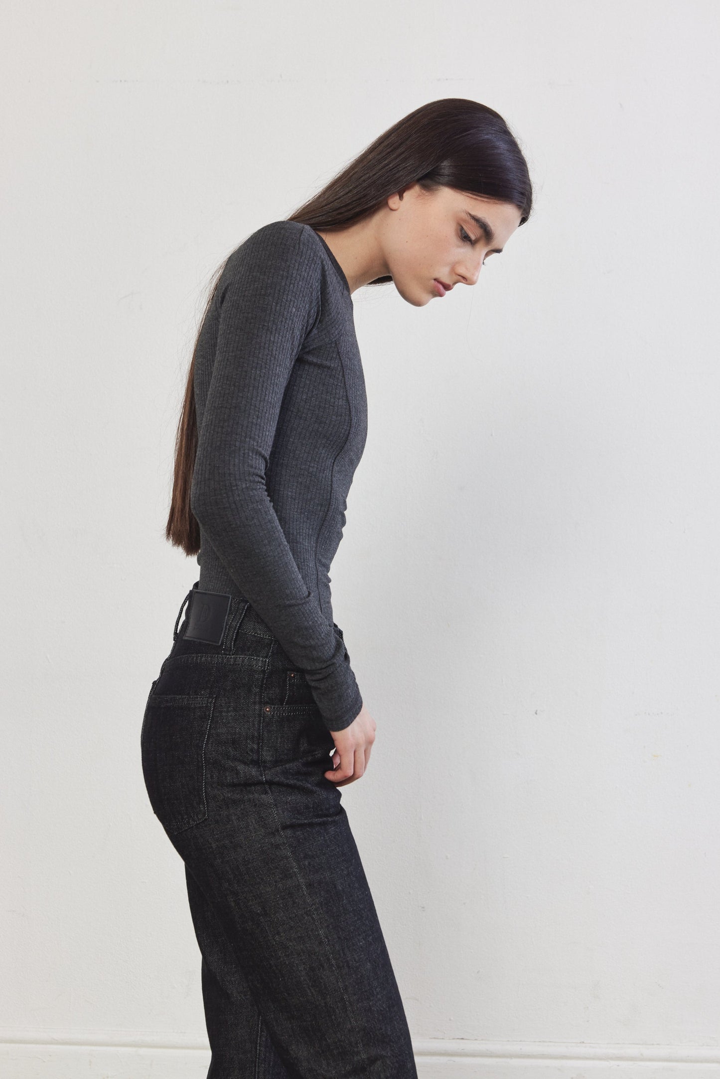 Princess Cut Flat-Lock Ribbed Top