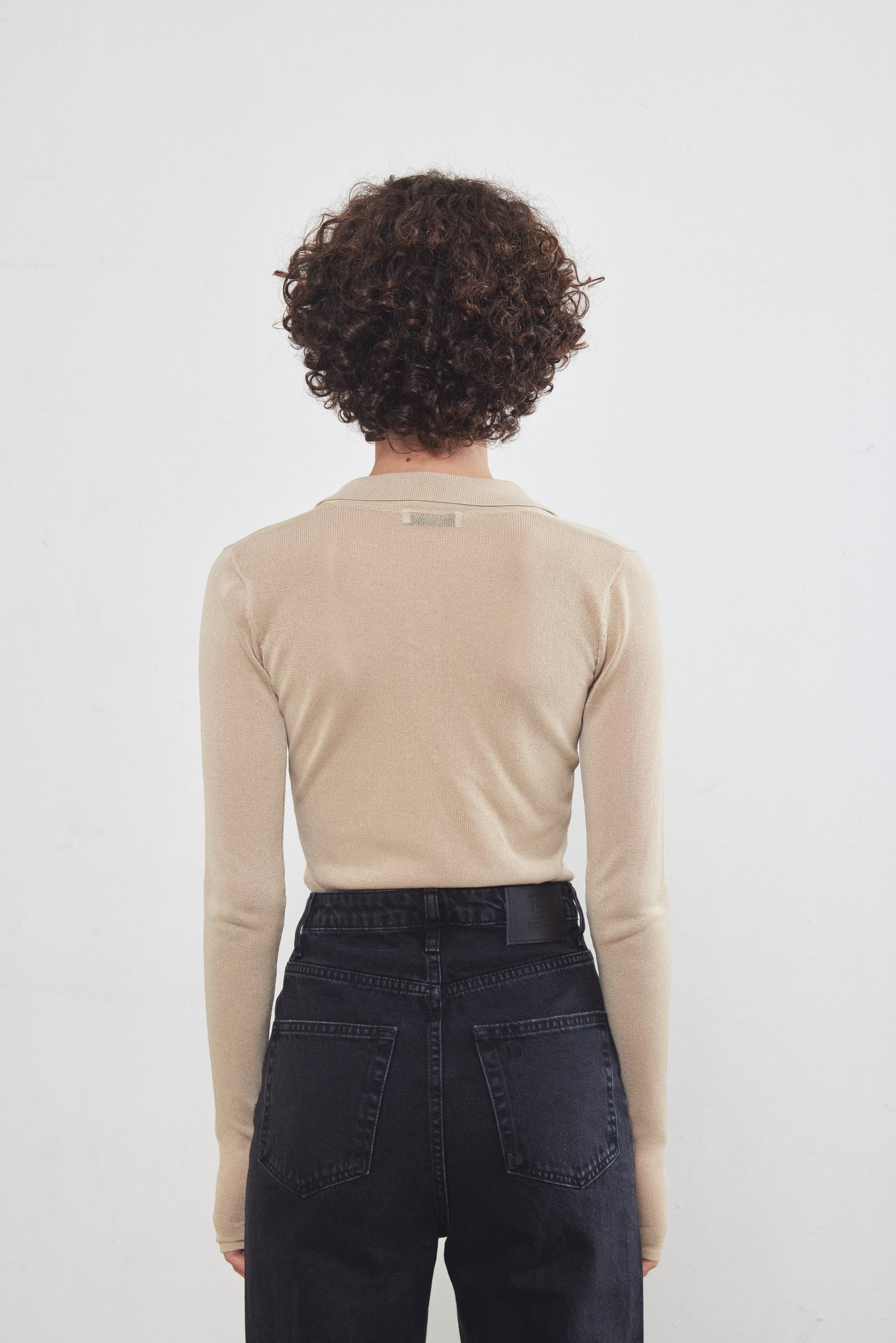 Sheer Polo Top
