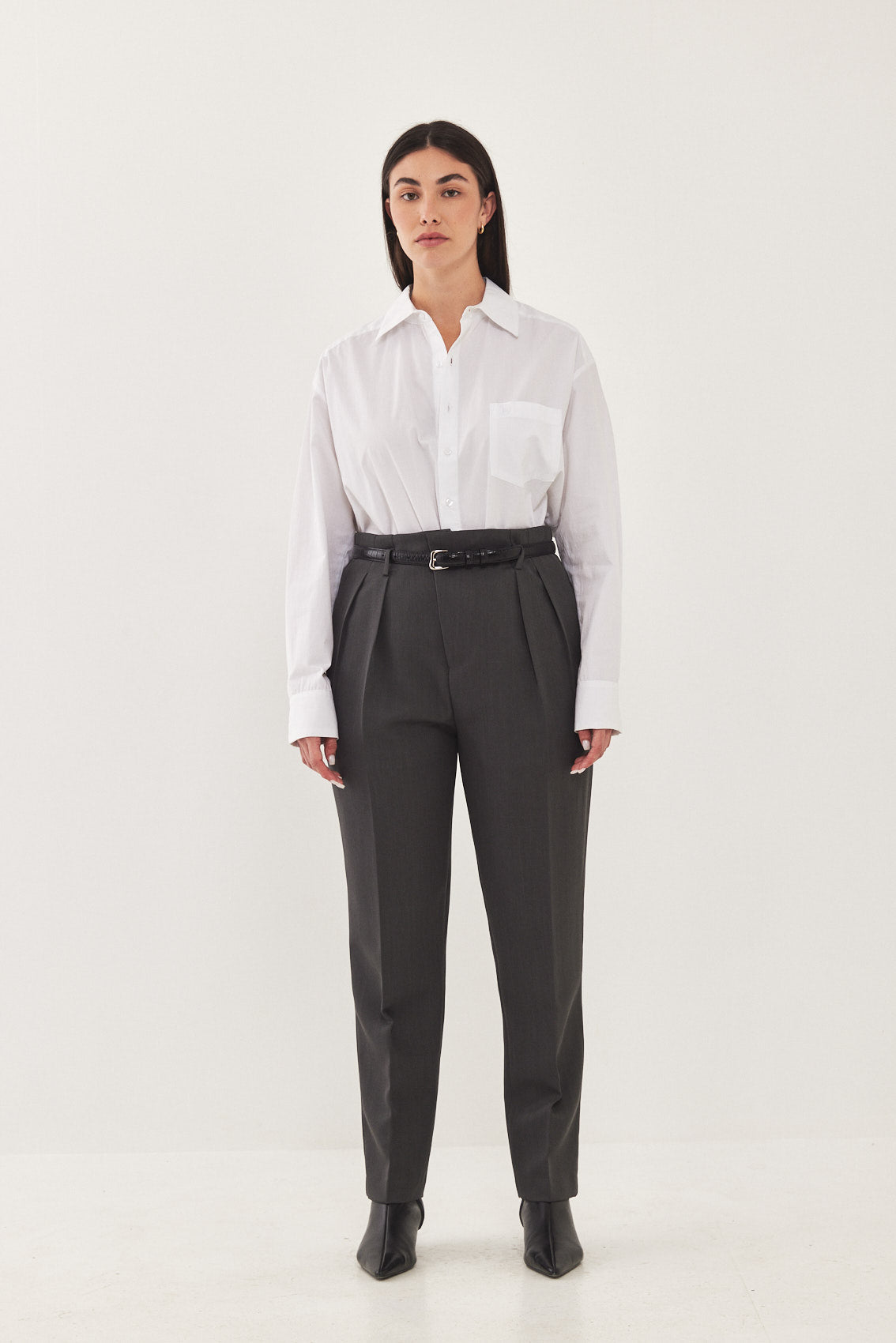 Tapered Pleat Daddy Pants - Dé Rococo