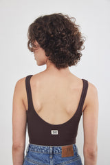 Round Neck Ribbed Top