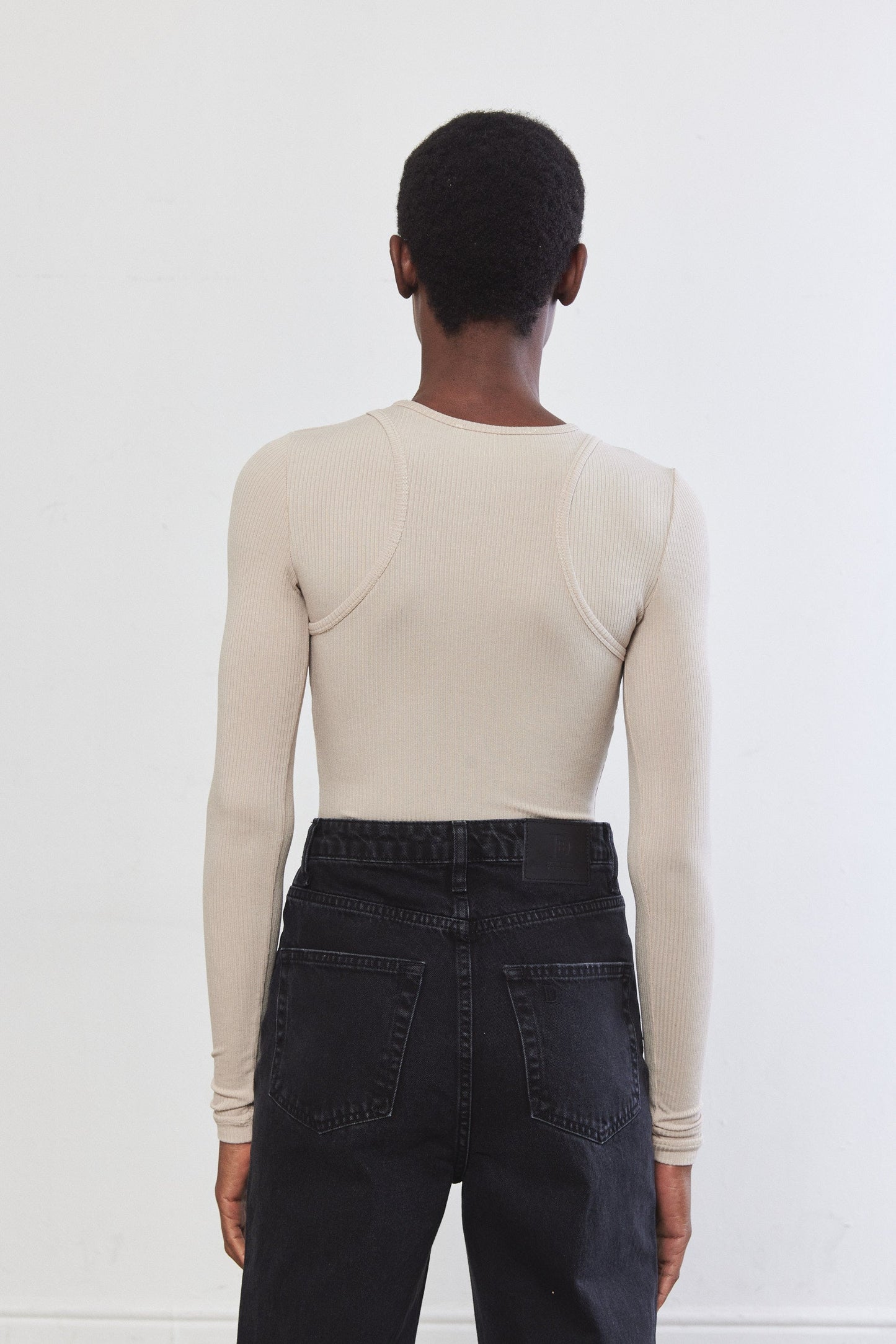 Cut-Out Ribbed Top