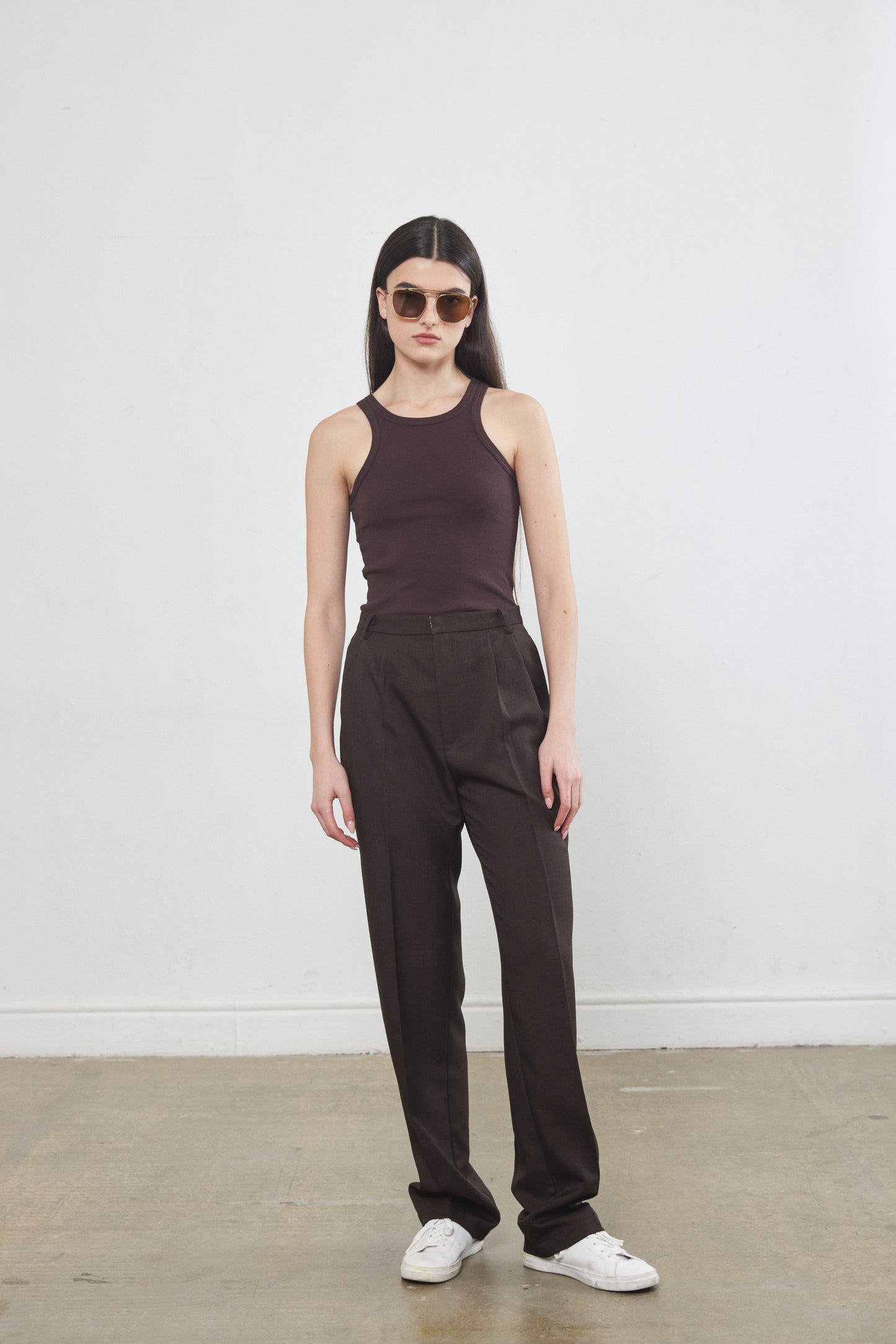 Racerback Ribbed Top