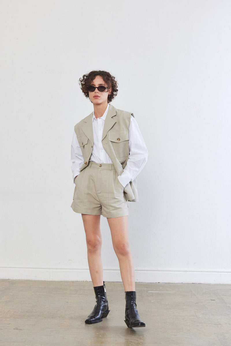 Cotton Cargo Vest