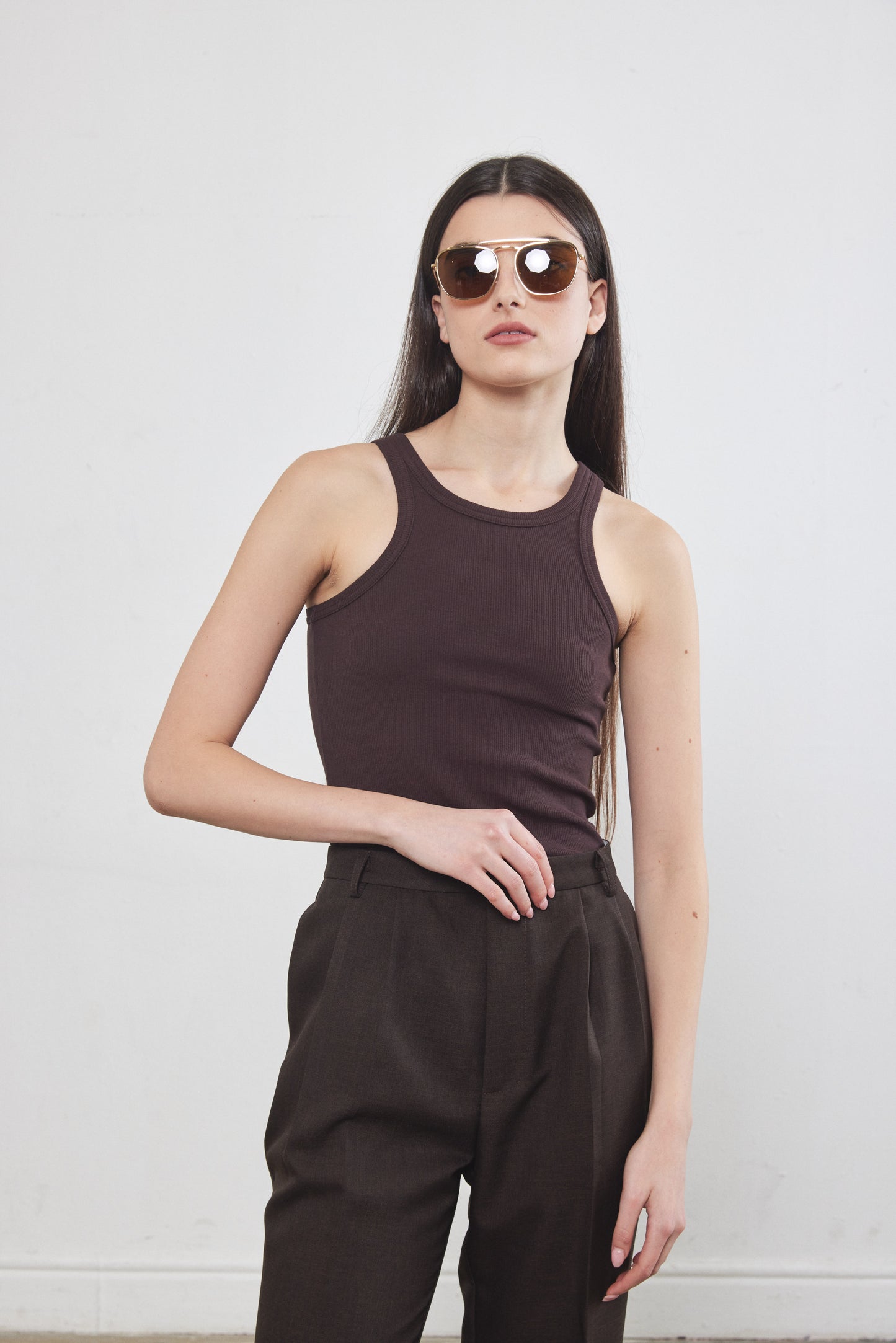 Racerback Ribbed Top