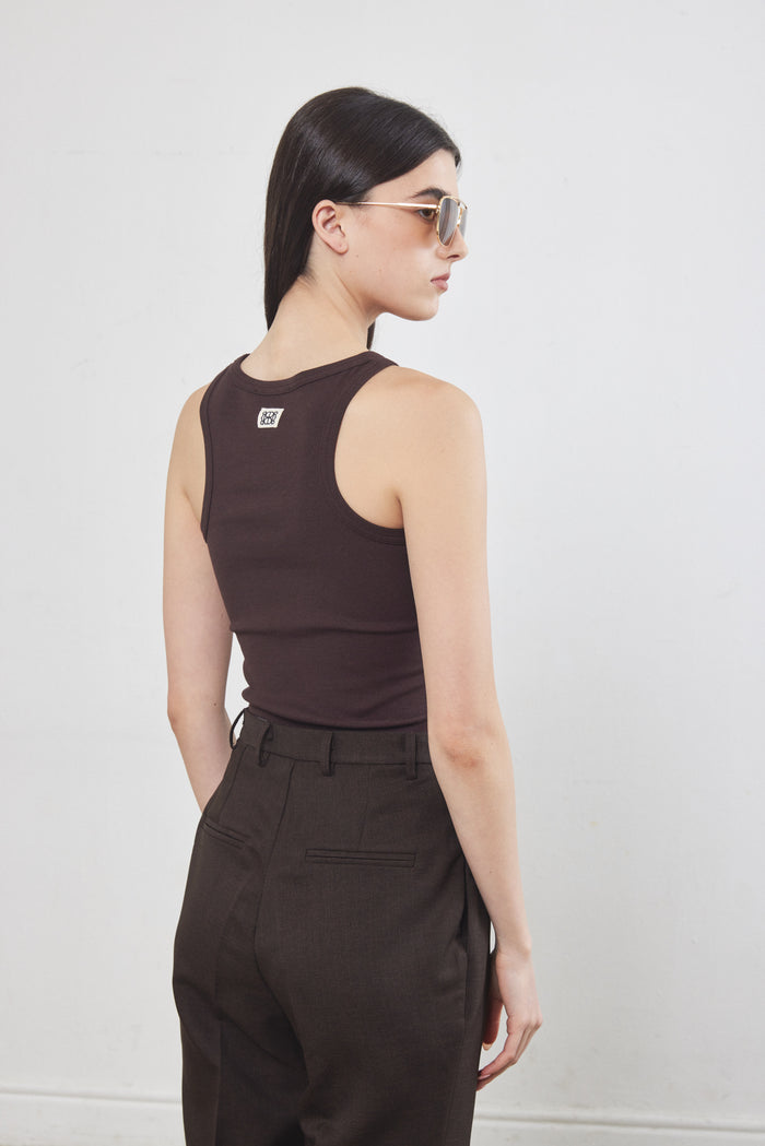 Racerback Ribbed Top