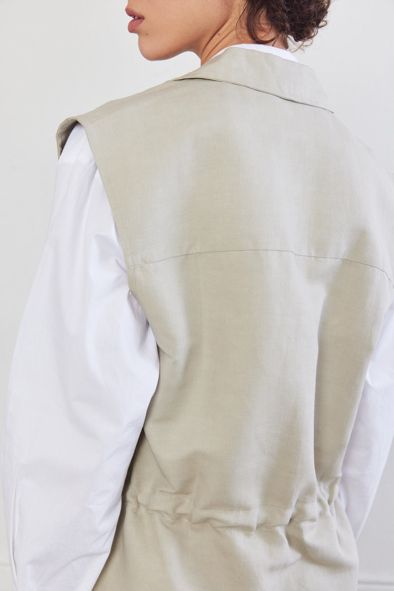 Cotton Cargo Vest