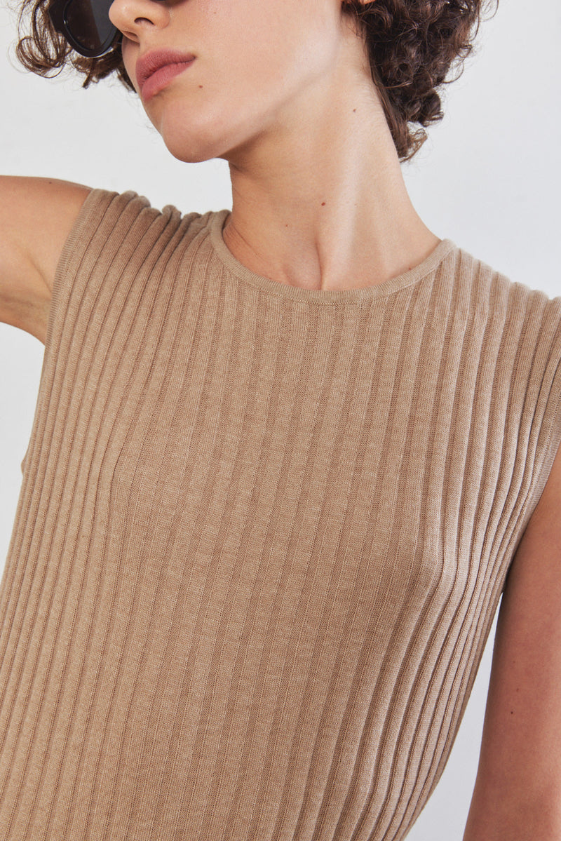 Knitted Muscle T Dress