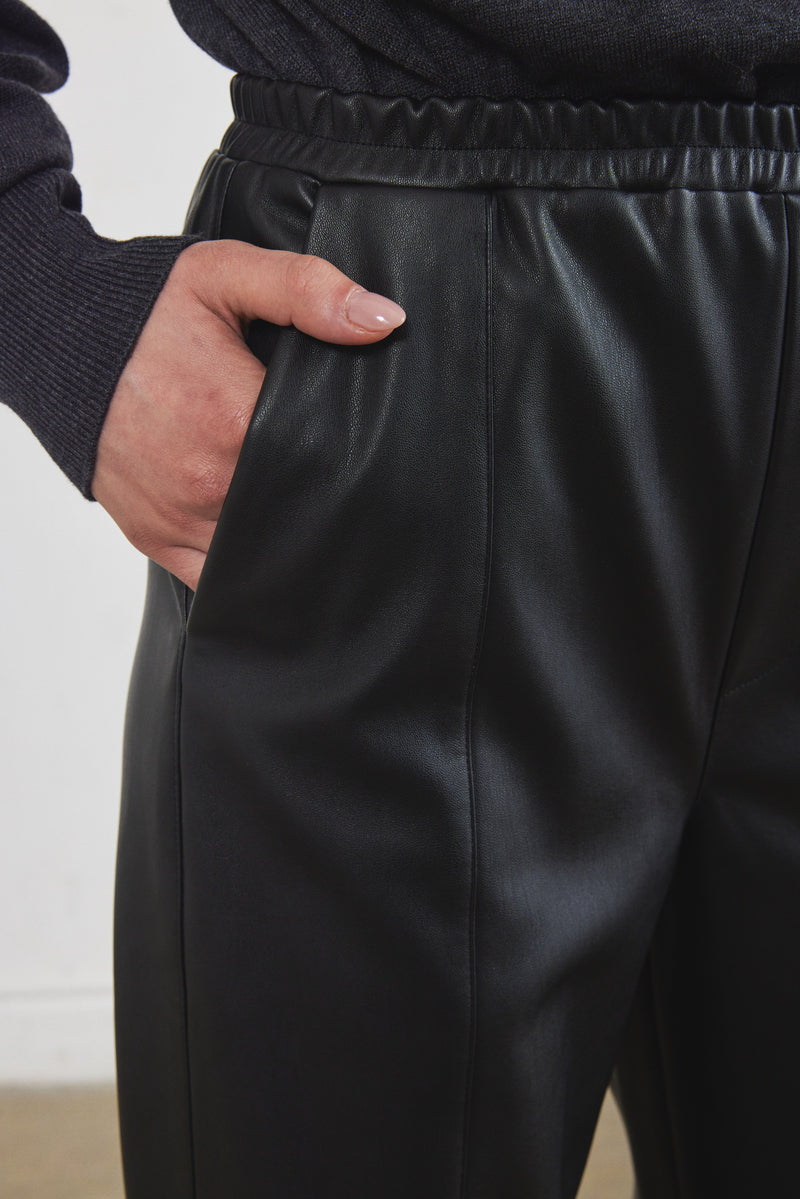 Vegan Leather Jogger