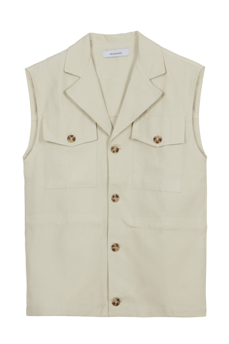 Cotton Cargo Vest