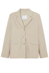 Tailored Blended Linen Blazer