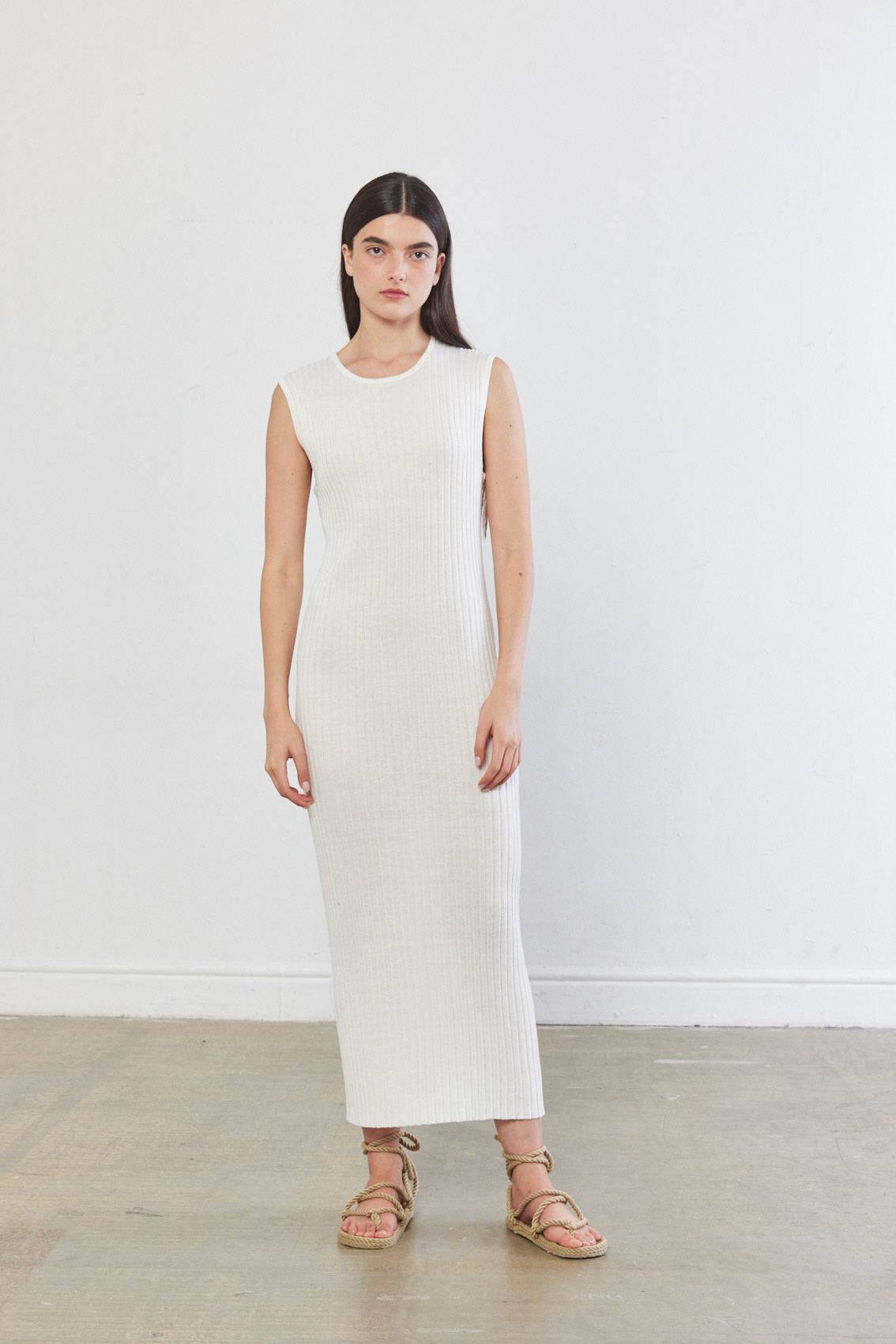 Knitted Muscle T Dress - Dé Rococo