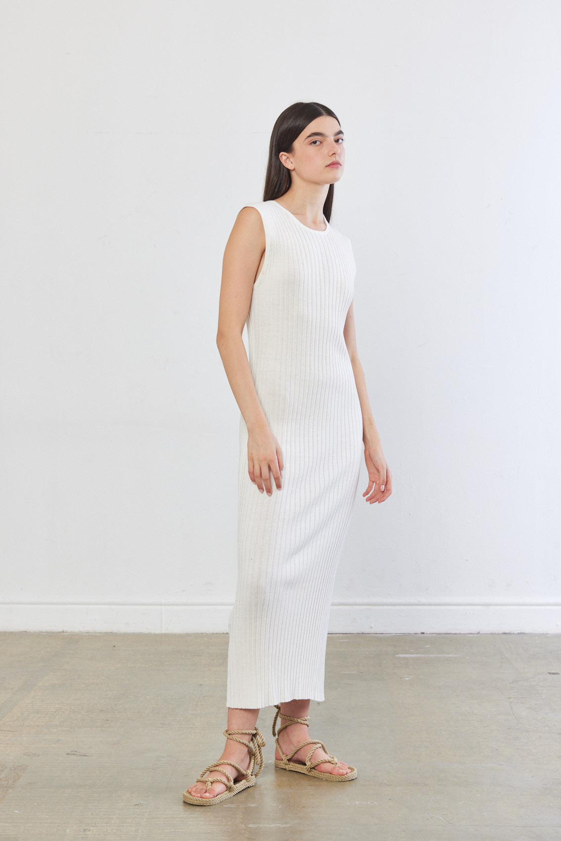 Knitted Muscle T Dress - Dé Rococo