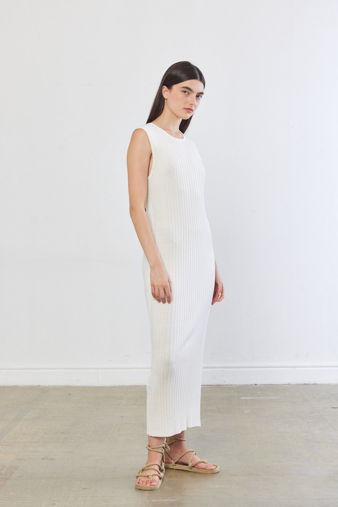 Knitted Muscle T Dress - Dé Rococo