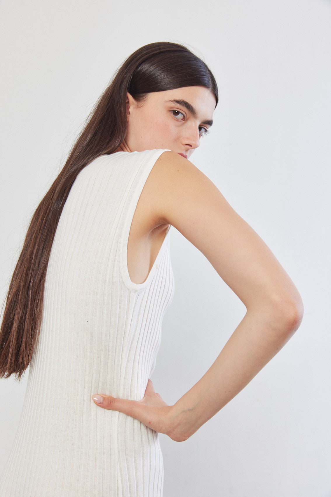 Knitted Muscle T Dress - Dé Rococo