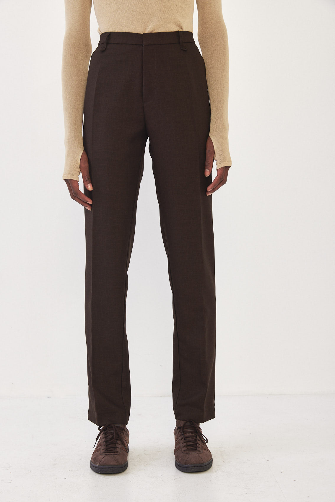 Mid Rise Slim Daddy Pants - Dé Rococo