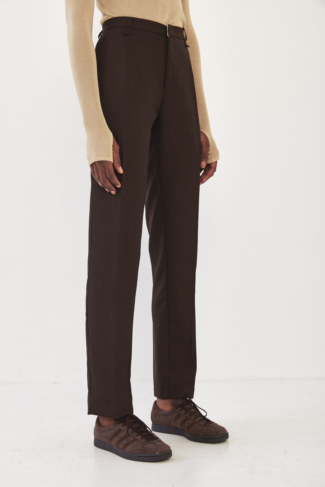 Mid Rise Slim Daddy Pants - Dé Rococo