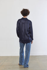 Satin Buttoned Blouse