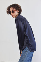 Satin Buttoned Blouse