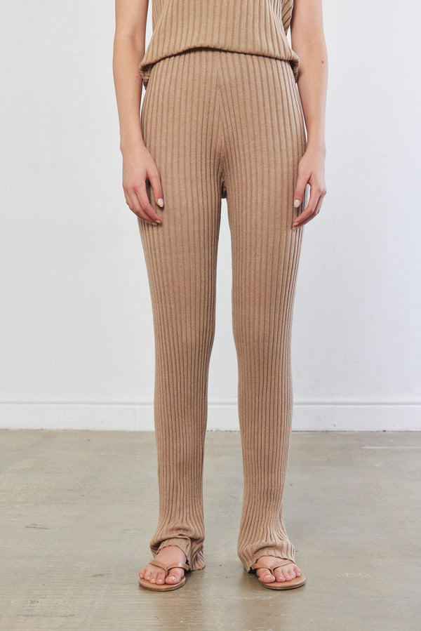 Knitted Straight Pants