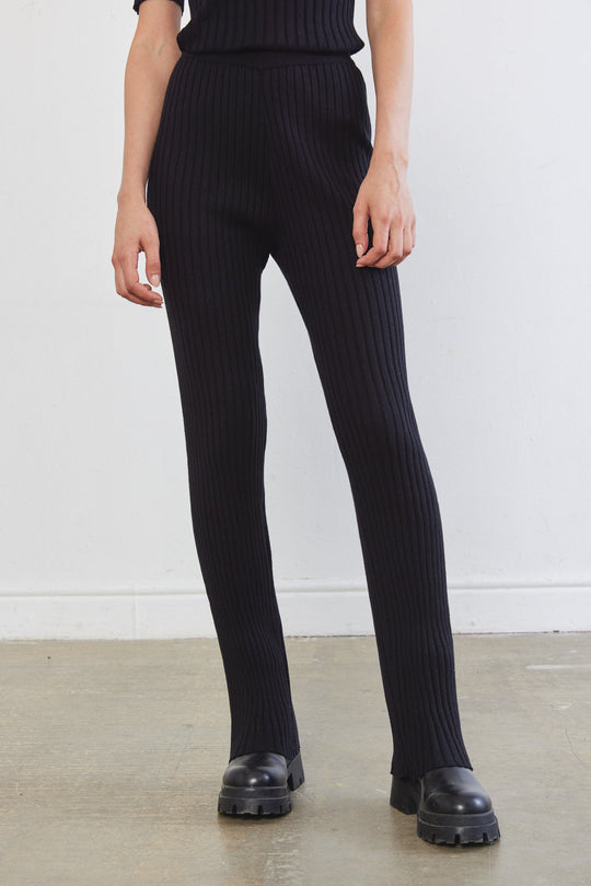 Knitted Straight Pants