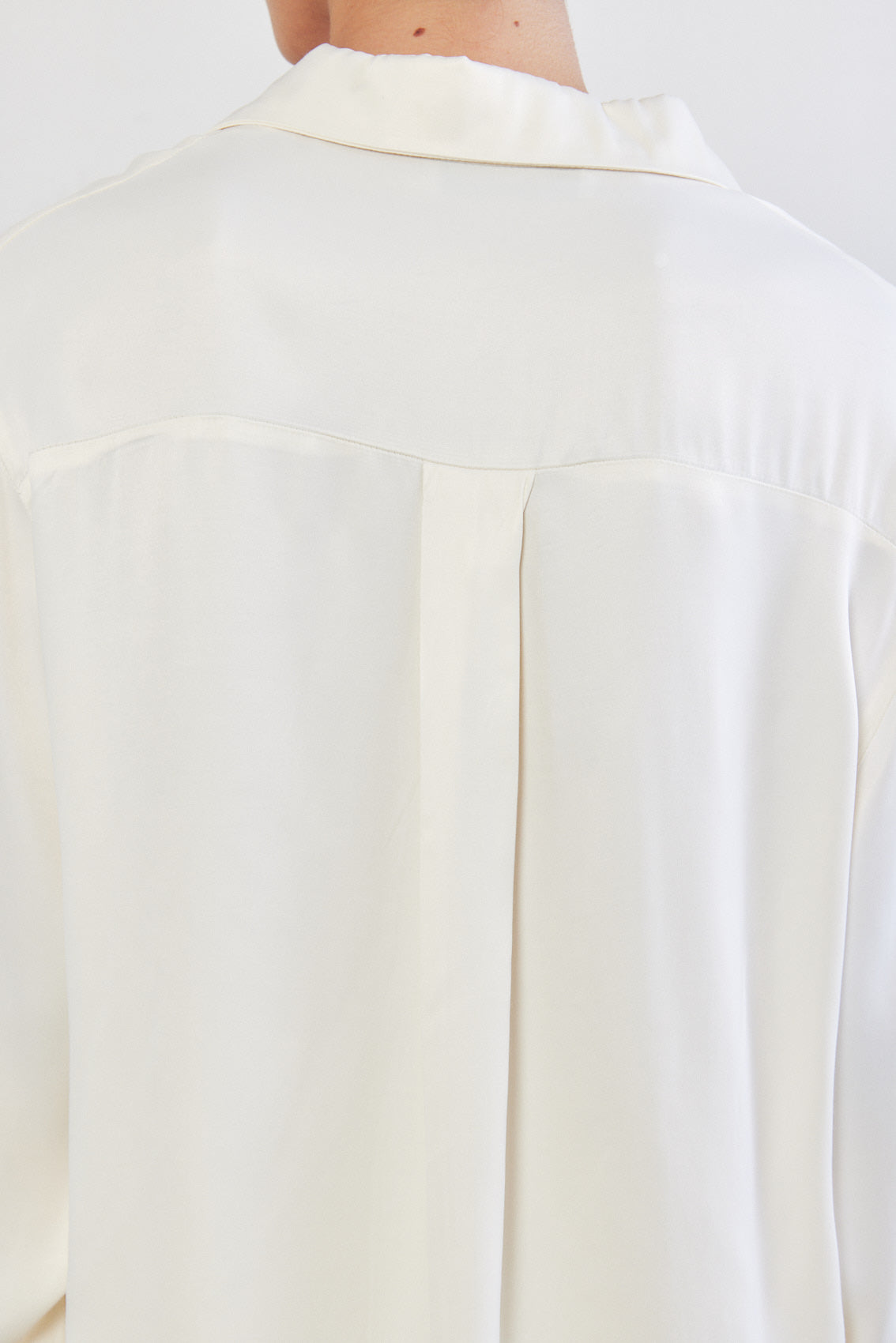 Satin Buttoned Blouse