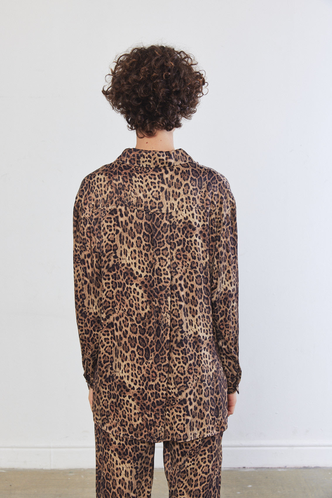 Satin Buttoned Blouse