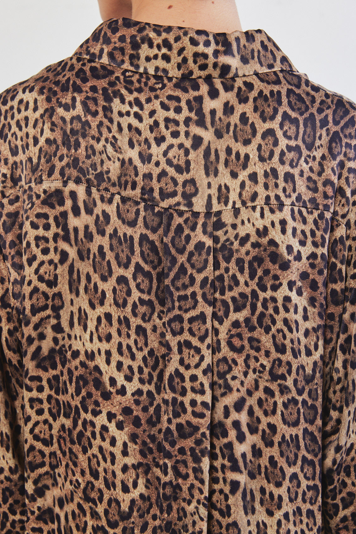 Satin Buttoned Blouse