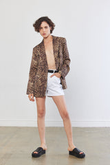 Satin Tailored Blazer