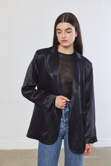 Satin Tailored Blazer