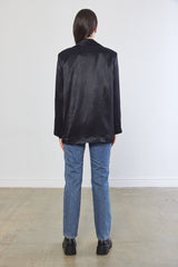 Satin Tailored Blazer