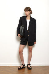 Tailored Blended Linen Bermuda