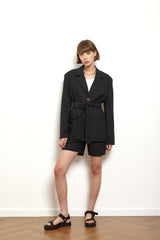 Tailored Blended Linen Bermuda