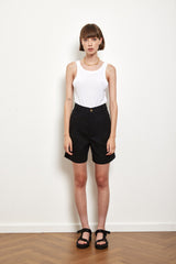 Tailored Blended Linen Bermuda