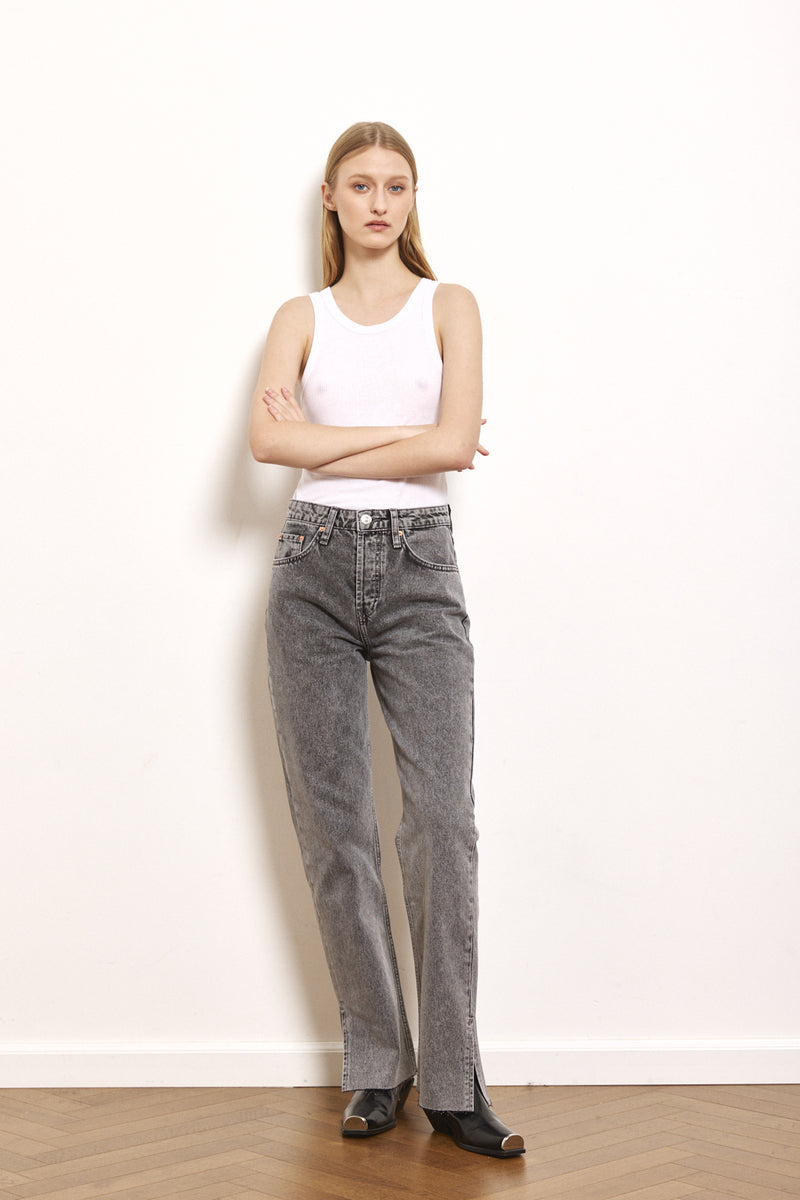 No.7| High Waist Loose Fit Slit