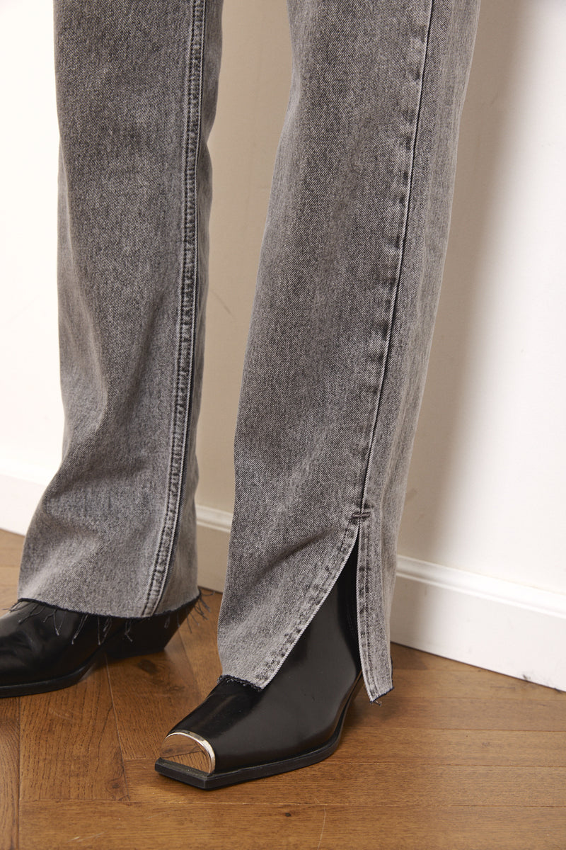 No.7| High Waist Loose Fit Slit