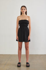 Gathered Mini Dress