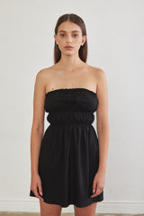 Gathered Mini Dress