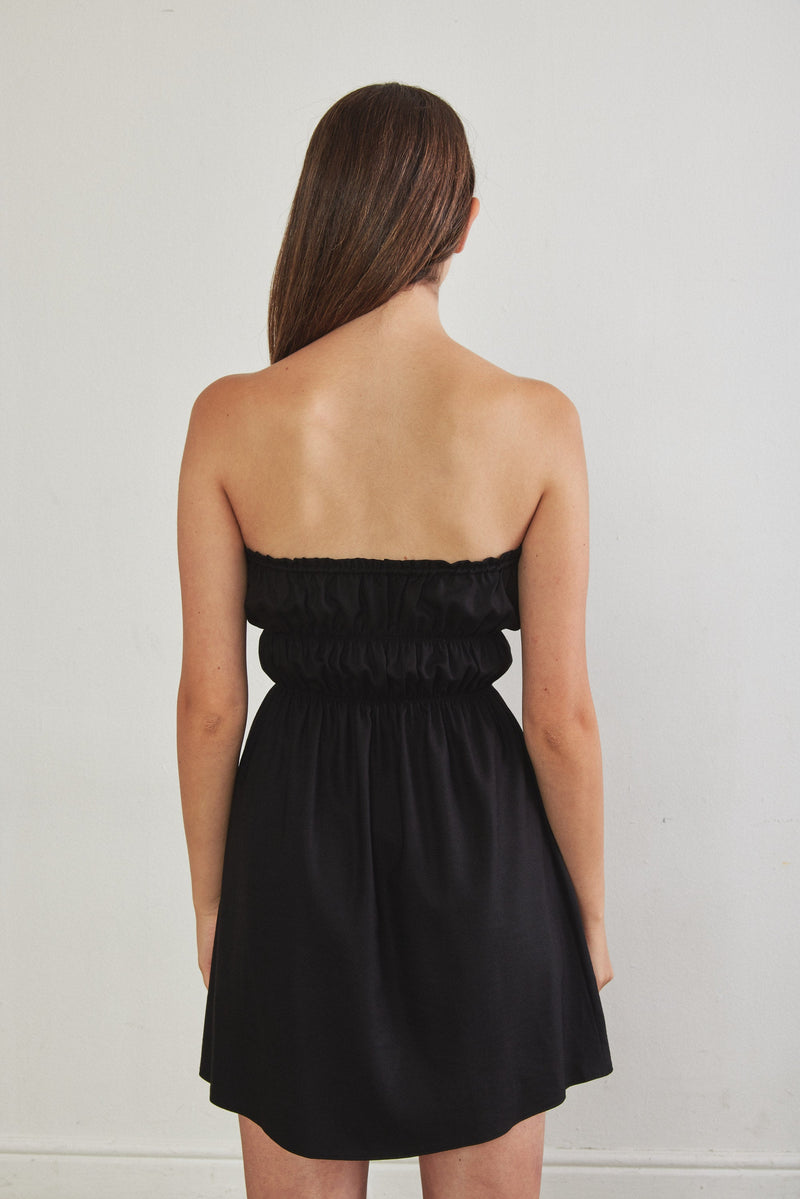 Gathered Mini Dress
