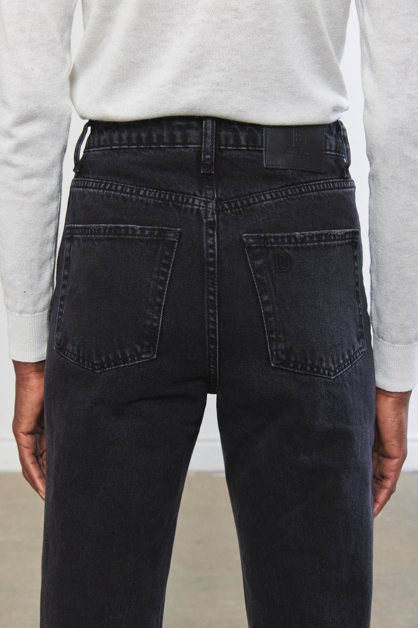 No.6| High Waist Straight Full Length Denim