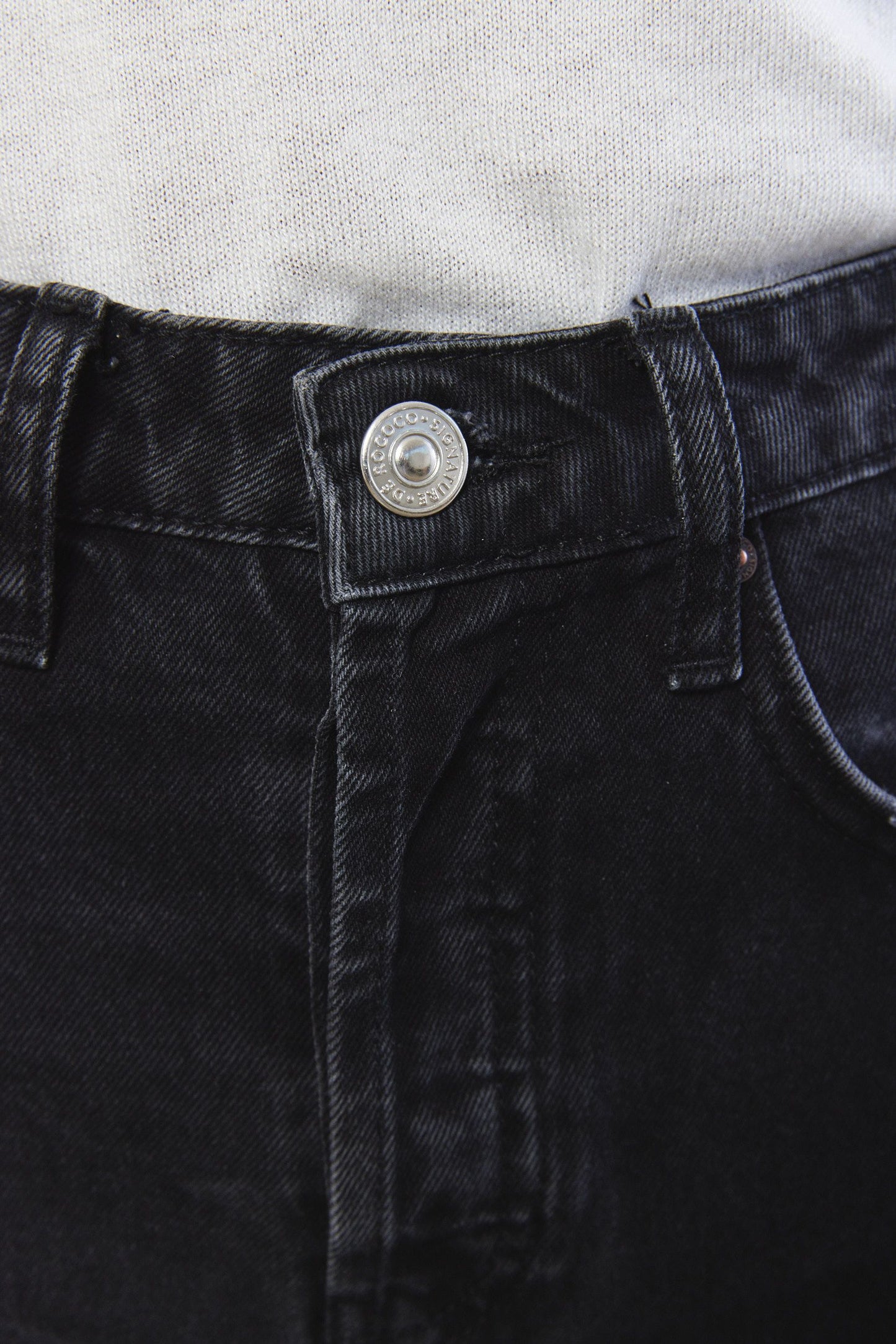 No.6| High Waist Straight Full Length Denim